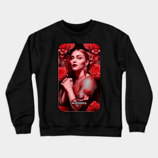 Vintage Portrait art of Madonna Crewneck Sweatshirt